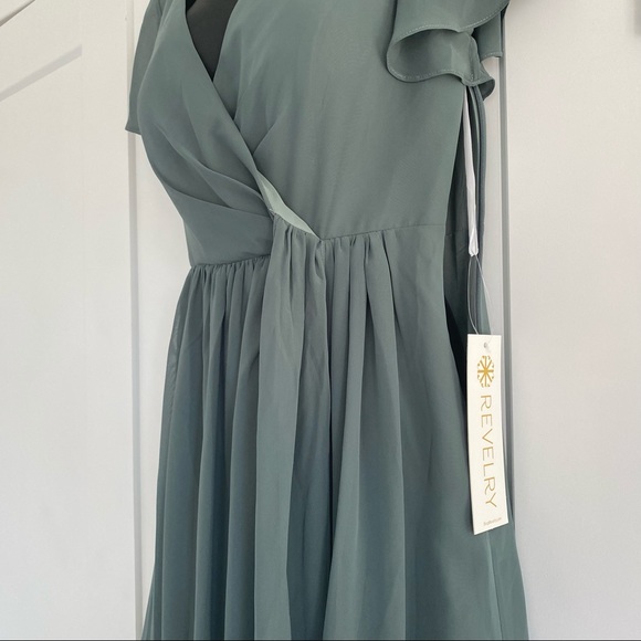 NWT Revelry Beautiful Eucalyptus Cocktail Dress - Picture 8 of 9